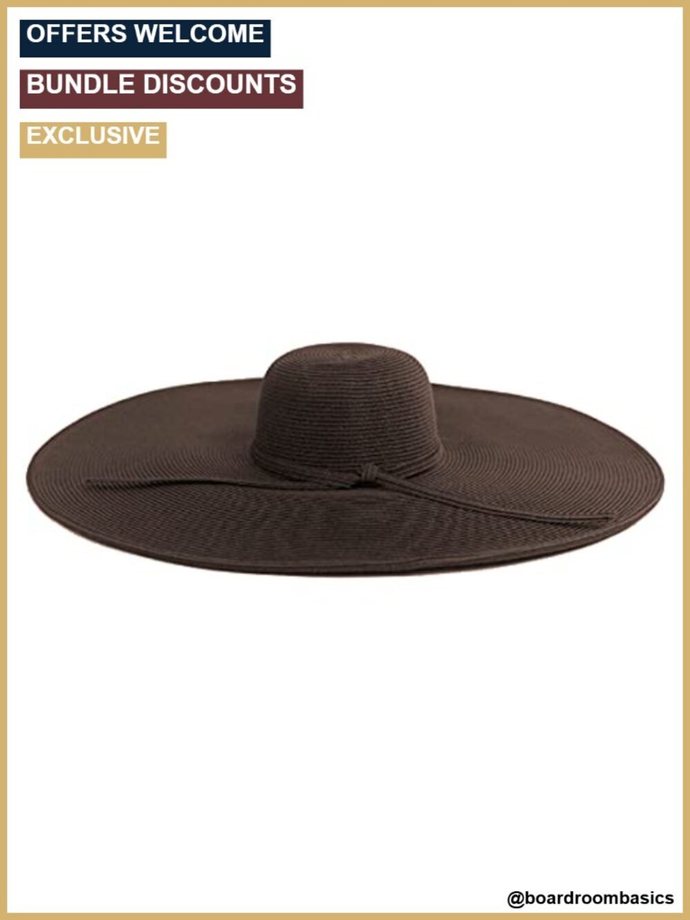 Adjustable UPF 50 Sun Hat Wide Brim Floppy Ultrabraid Hat